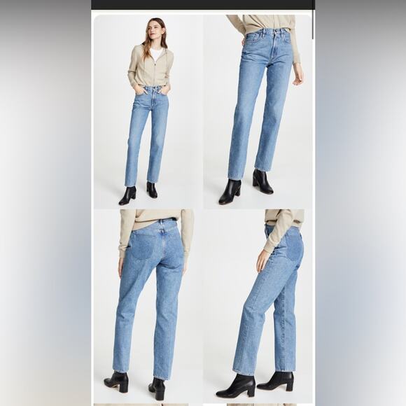 Goldsign The Nineties Jean Classic Denim High-Rise Straight Leg, Size 30, NWOT - Picture 1 of 11